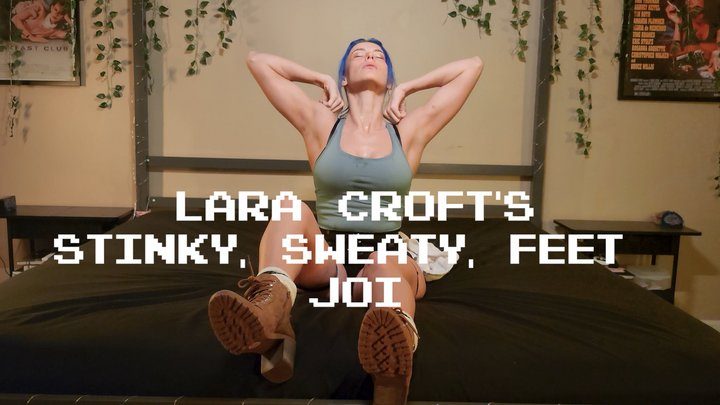 Goddessbbgrl - Lara Croft's Footbitch JOI and CEI