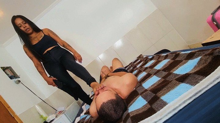 Manuela Albertine Fetish - Face sitting teen indiginous, part 1, by Anita Perversa and Slave Covared, (cam by Manu) FULL HD