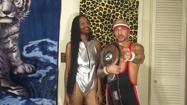 Uiwp Entertainment - BIG BREAST EBONY VS THE PORN STAR CHAMPION IN FULL NELSON WRESTLING HOLD CHALLENGE MATCH