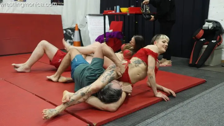 The Wrestling And Domination Room - Mixed Wrestling Party Mar 24 Part 2