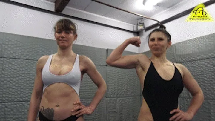 Antschas Wrestling And Fetish Store - Rada Gold vs Xena female wrestling