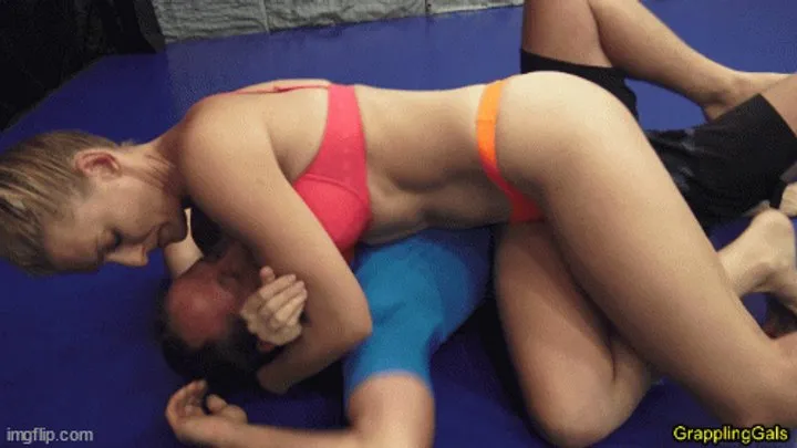 Grappling Gals - GR 468 Viktoria vs Male Challenger mp4