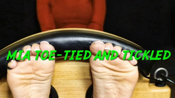 The Devils Footstool - Miss Mia Toe-Tied and Tickled