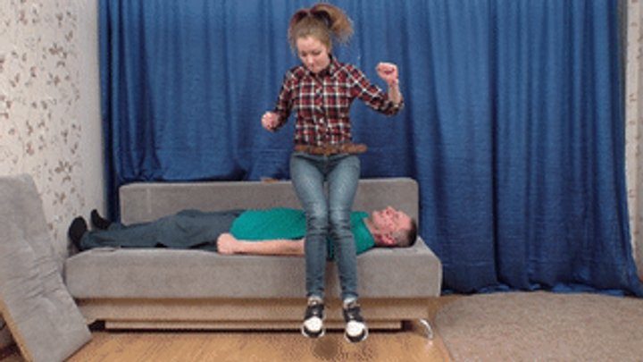 Furious Girls - The face of submissive dude is pressed by girl`s butt, vf2620x 1080p