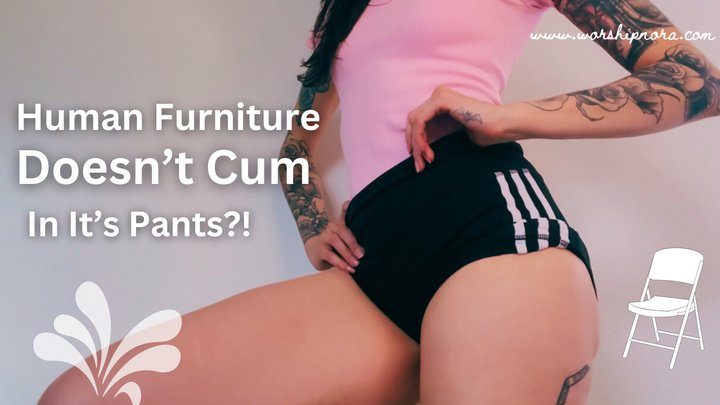 Nora Vex's Dirty Clip Store - Human Furniture Doesn't Cum In It's Pants