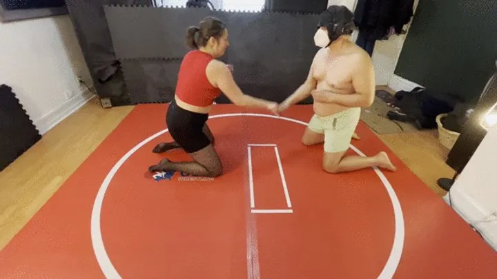 Carnal Combat - Watch Bettie and Lady Justice destroy this man