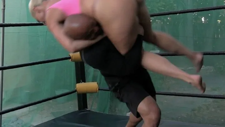 Goddess Nadia Clips - Rapture vs Kris - Competitive Wrestling