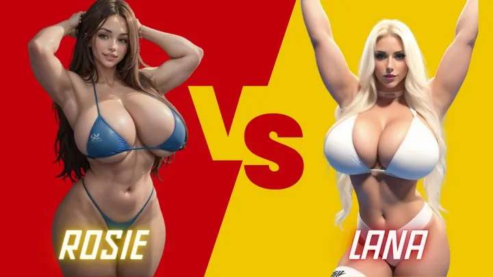 Nicolewrestles - Big tit female wrestling: Lana lips vs Rosie Sands Low
