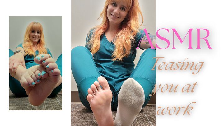 Sweetpeacheslane - ASMR sweaty smelly feet teasing
