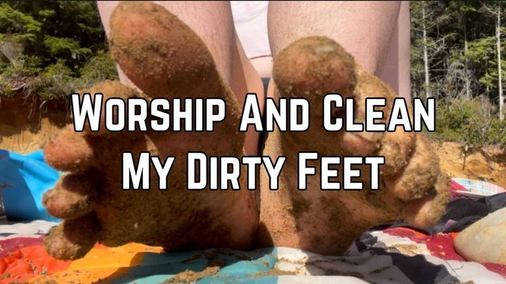 Genderqueergoddess - Worship And Clean My Dirty Feet