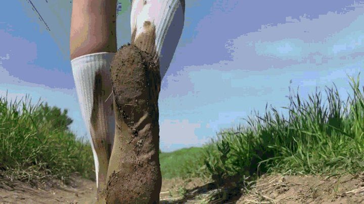 Jeanette And Alex - The Unconventional Journey: Jeanette's Stroll in Sandals and Golf Sock MP4