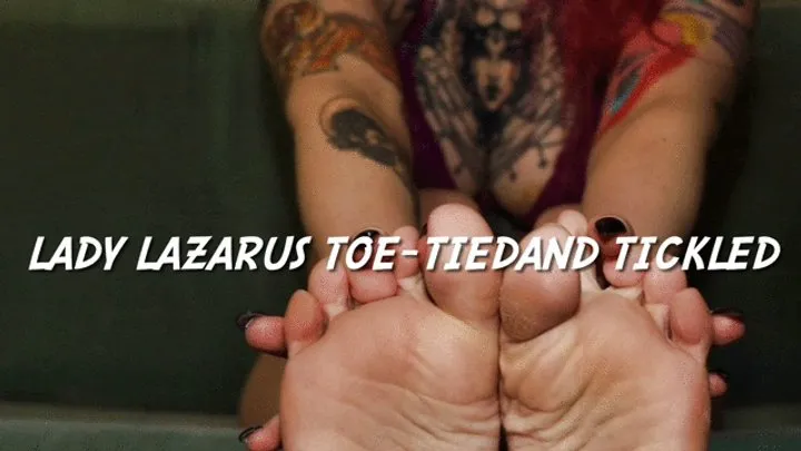 The Devils Footstool - Lady Lazarus Toe-Tied and Tickled