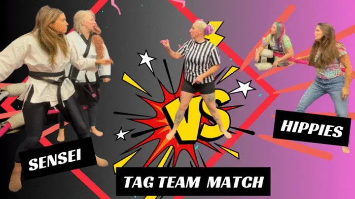 Fantasy Fight Girls By Ssp - FFGFAN Tag Team Match Sensei vs Hippies mp4