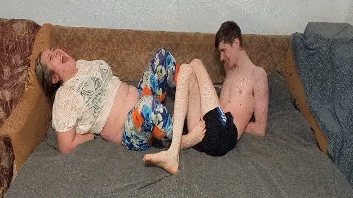 Appetizing Crumpet - Bondage and tickling MP4