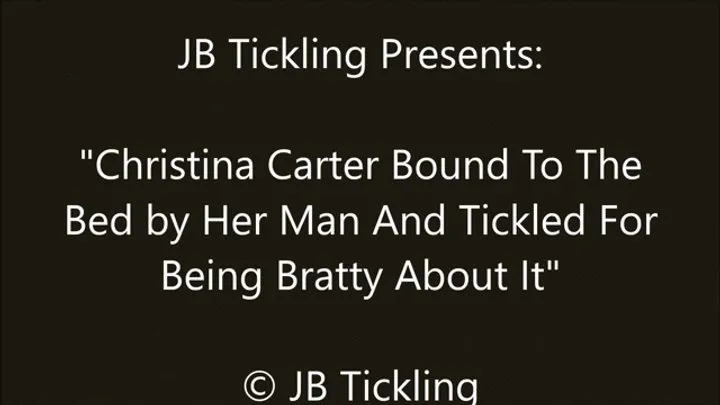Jb Tickling - Christina Carter Tickled To Keep Her from Shopping - HD