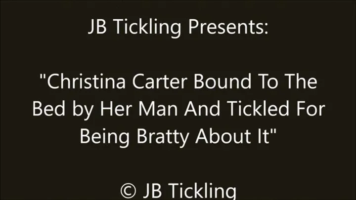 Jb Tickling - Christina Carter Tickled To Keep Her from Shopping - SD