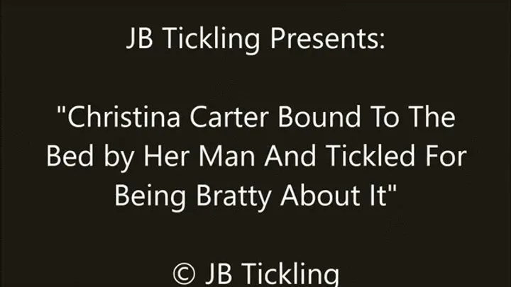 Jb Tickling - Christina Carter Tickled To Keep Her from Shopping - WMV