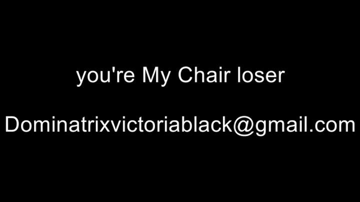 Dominatrix-victoria-black - your face will be My chair loser (MOV)