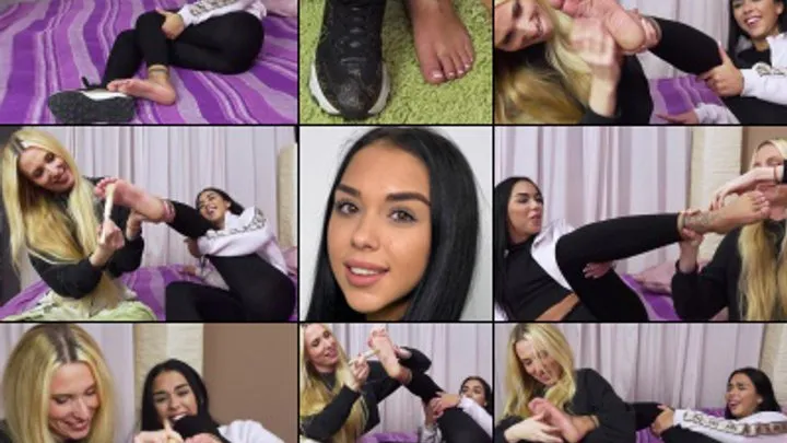 Bizarre Foot Tickle Interrogations - BlackAngel Foot Tickle at Home (in HD 1920X1080)