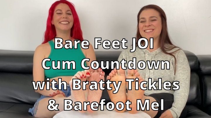 Tickles Soft Soles - Bare Feet JOI & Cum Countdown with Bratty TicklesSoftSoles & Barefoot Mel