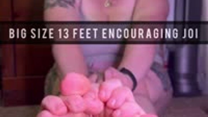 Sxysolesofv - Big Size 13 Encouraging JOI