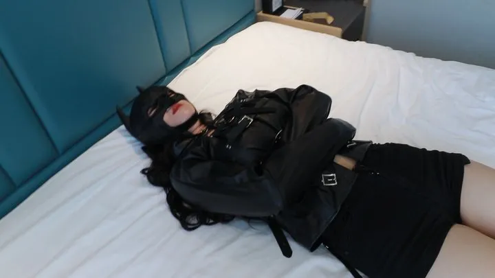 Cgbf - Chinese Batwoman Tied Up and Tickled Her Cotton Stocking Feet