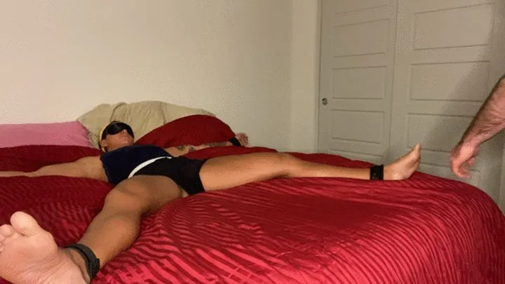 Lexa Muscles - Blindfolded Bondage Tickling Against Lexa's Will
