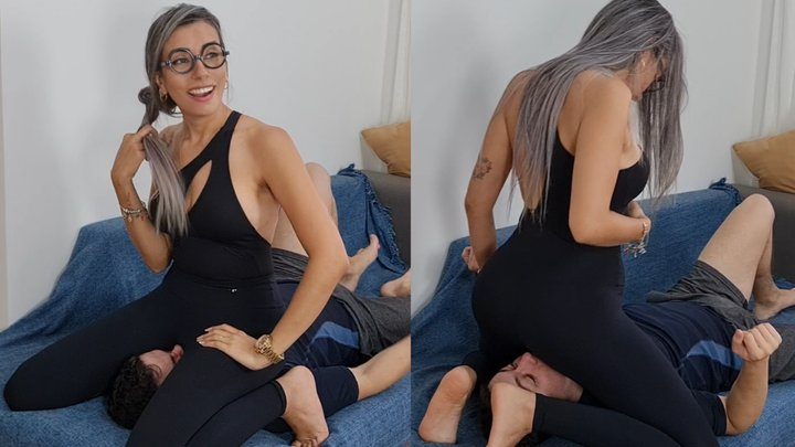 Queen Lytta Blond - Queen Lytta Blond - Facesitting EP 5 - Sexy Nurse Sweaty ass smother - PUSSY SMOTHER - PUSSY SMELL - FEMDOM - ASS SNIFF - ASS SMOTHER - HUMILIATION - SMOTHER - FACESITTING - SWEATY ASS - SOLES -