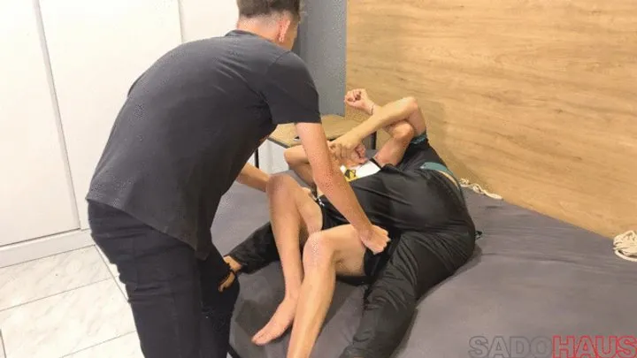 Sadohaus - Tickle Revenge: Victim Frees Himself And With Help From Friend Tickles Couple Of Friends