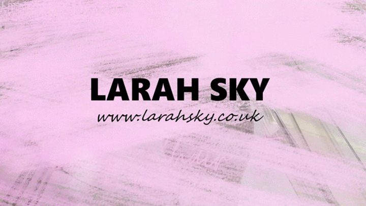 Larahsky - Clear Chair Tease for Gooners (face sitting in thong)