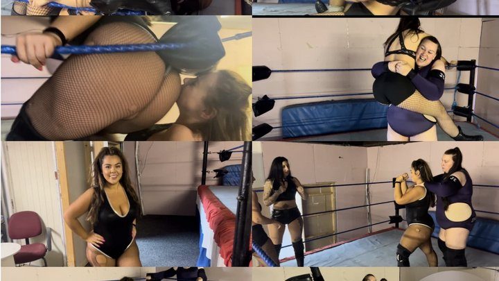 Power Girls Pro Wrestling - tag team wrestling (bear hugs, stinkfaces and double teams)
