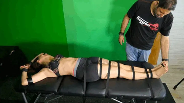 Tickle Frenchtickling  Store - CLEO CAN'T MOVE AT ALL ON THE TABLE - FULL HD MP4