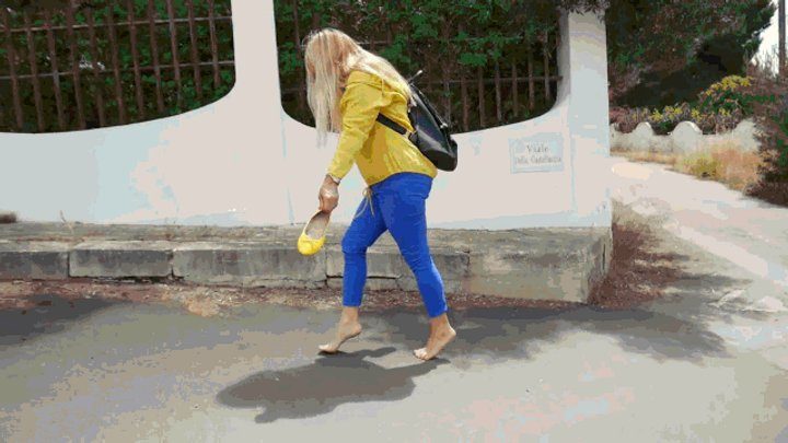 Princess Of Volcanoes - Walking in ballet shoes and barefoot WMV (1920x1080) FHD