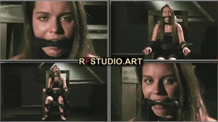 Rf Studio Production - Leya - Upper Body Tickling on a Chair + Cleave Gag and Bit Gag with Lots of Drool (FULL HD MP4)
