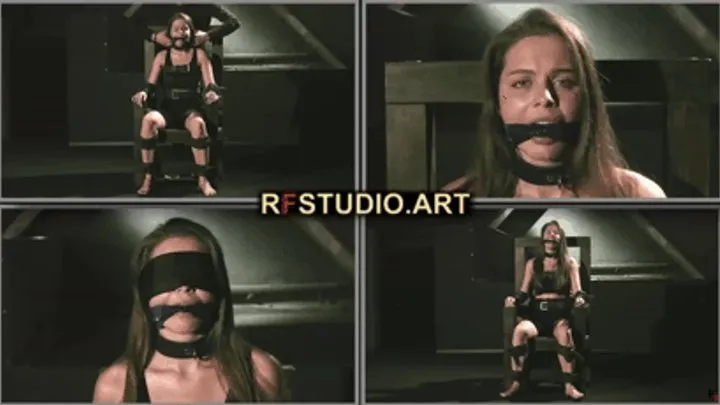 Rf Studio Production - Leya - Upper Body Tickling on a Chair + Cleave Gag and Bit Gag with Lots of Drool (HD 720p MP4)