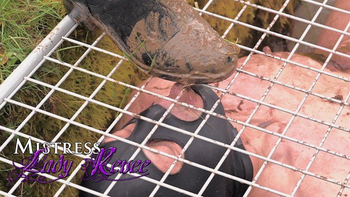 Mistress Lady Renee - Mistress Lady Renee - Muddy boots pit - wmv