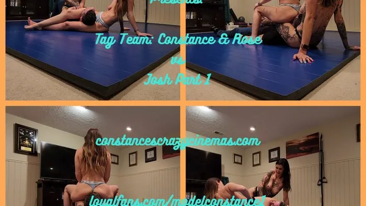 Constances Crazy Cinemas - Tag Team Session Constance And Rose vs Josh Part 1 wmvsm