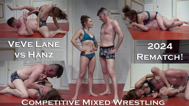 Doom Maidens Wrestling - VeVe vs Hanz: Rematch 2024! Competitive Mixed Wrestling (June 2024)