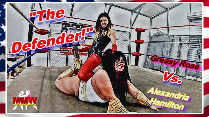 Modest Moms Wrestling - The Defender! WMV
