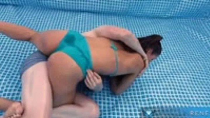Skylar Rene - Skylar Rene vs Hanz - Oil Wrestling