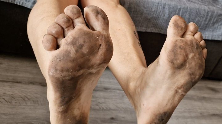 Thicknessfeet - bbw dirty feet soles stady view muscle legs