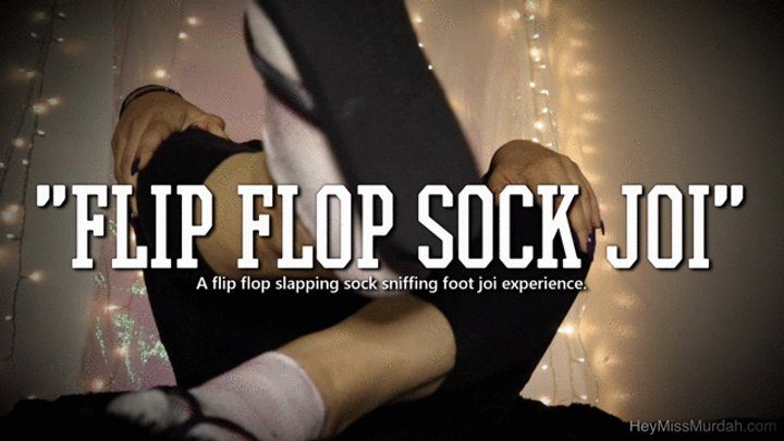 Secretly Smelling - Flip Flops Sock JOI HD