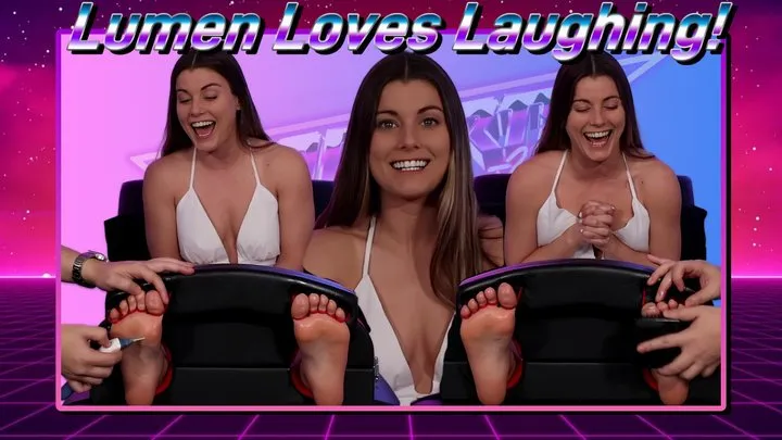 Random Sole Encounters - Lumen Loves Laughing! - A True Ticklee!