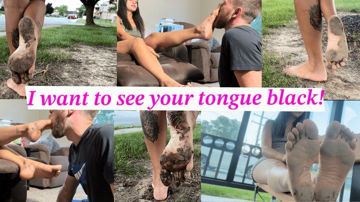 Goddess Ellen - Filthy Feet Cleaned Spotless