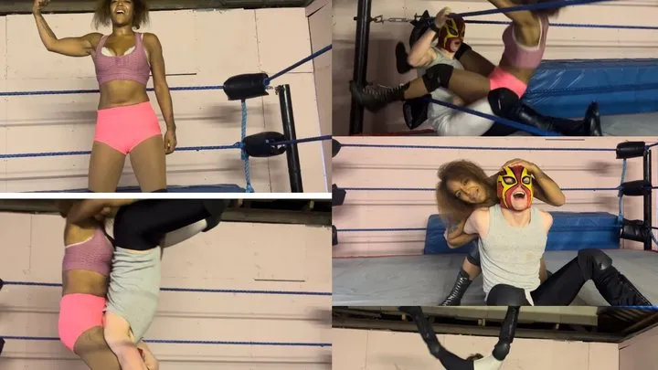 Nadia Sapphire - Skinny jobber gets dropped on his head over 10 times