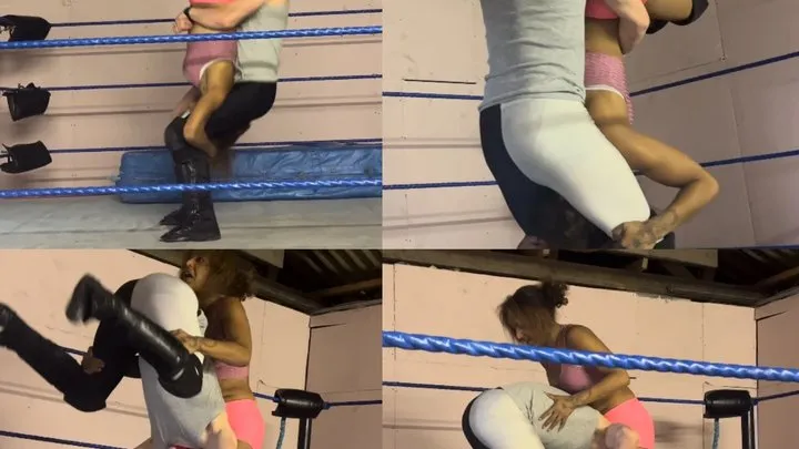 Nadia Sapphire - Wrestling training (piledrivers)