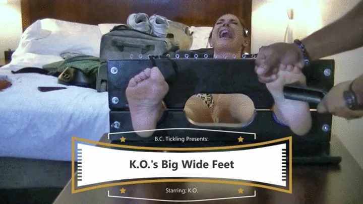 B C Tickle And Fetish - KO's Big Wide Feet (1080p)