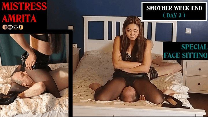 Squeeze N Smother - FACE SITTING WEEK-END with MISTRESS AMRITA day 3 special edit (HD)