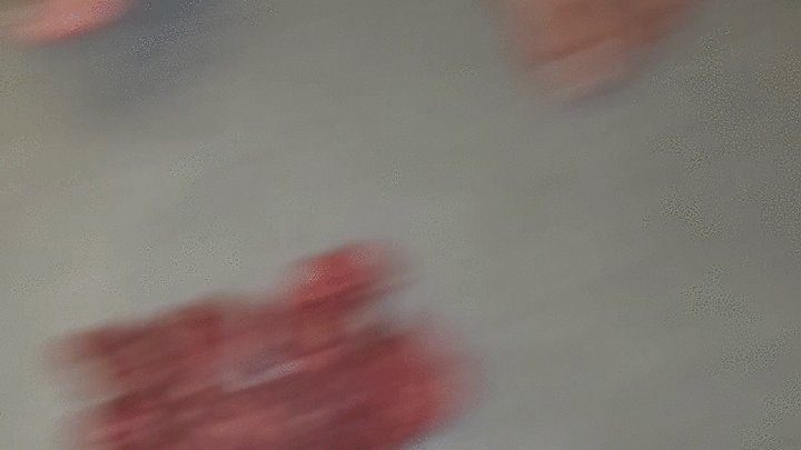Lulyfeet - Stepping on meat with your feet dirty feet