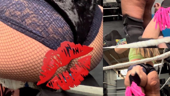 Mixed Wrestling Uk - Best face sitting and stinkfaces of Nadia Sapphire on male opponents